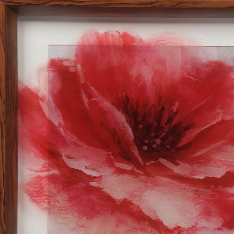 Artistry Floral Glass Painting Frame