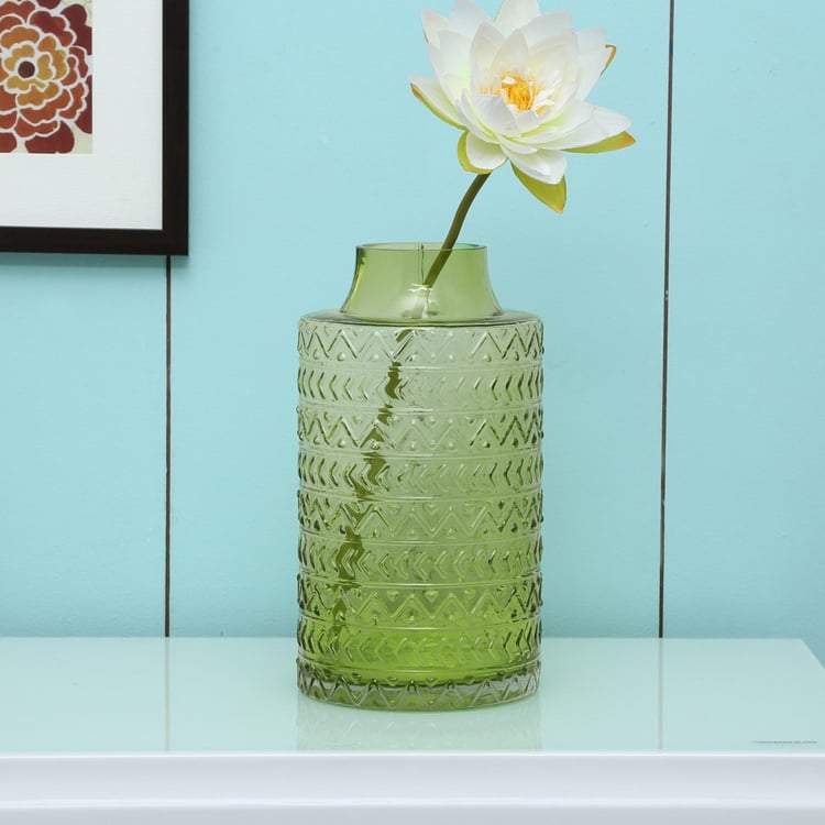 Splendid Textured Glass Vase