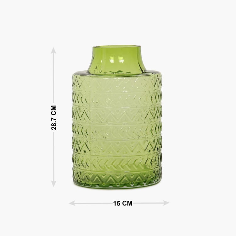 Splendid Textured Glass Vase