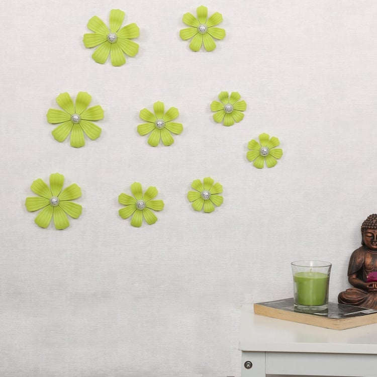 City Goes Wild Flower Wall Stickers- 9 Pcs.