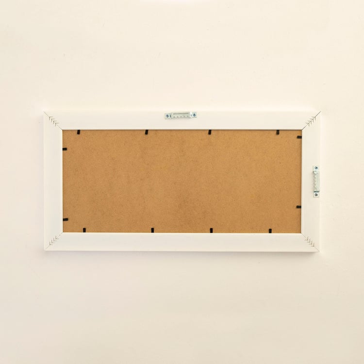 PhotomontageCollage Glass - Collage Photo Frame : 48 cm  L x 1.8 cm  W x 24.5 cm  H - Silver