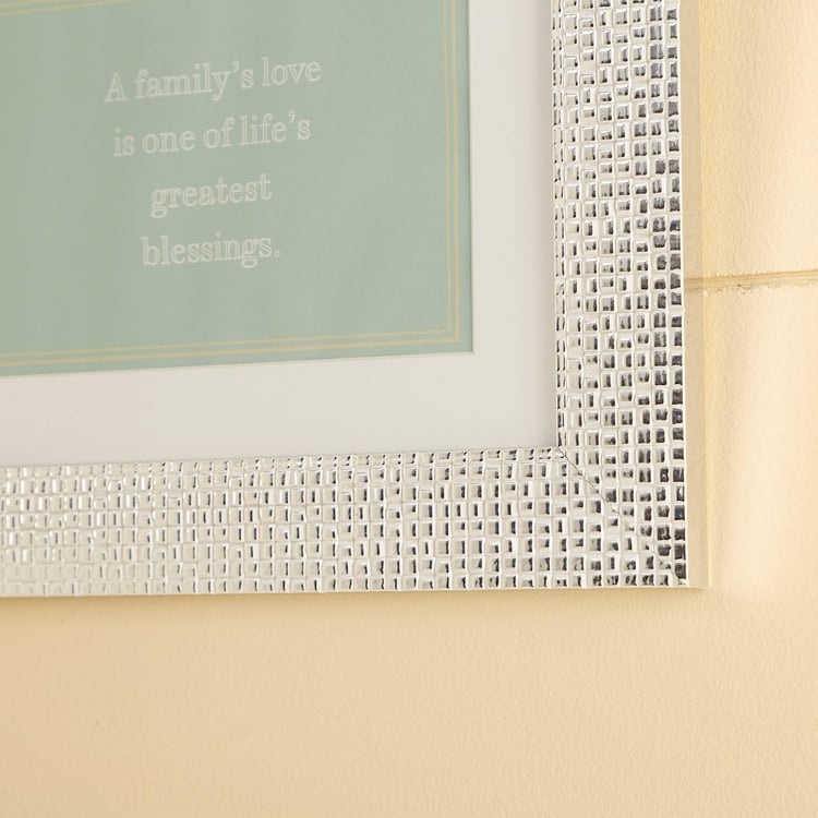 PhotomontageCollage Glass - Collage Photo Frame : 48 cm  L x 1.8 cm  W x 24.5 cm  H - Silver