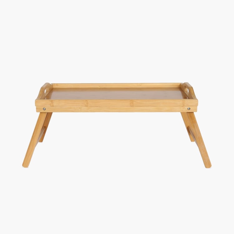 Mendo Beautiful Home Bamboo Breakfast Tray - 63x30x44.5cm