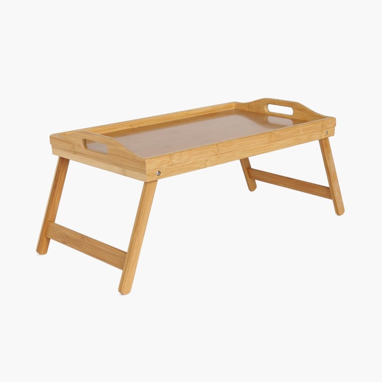 Mendo Beautiful Home Bamboo Breakfast Tray - 63x30x44.5cm