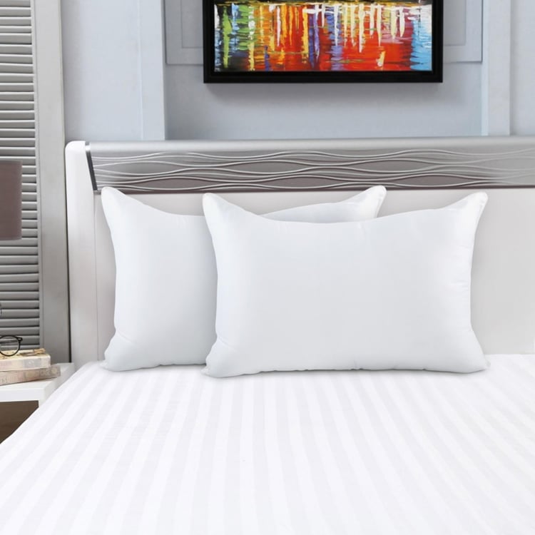 PORTICO Solid Pillows - Pack Of 2 Pcs.