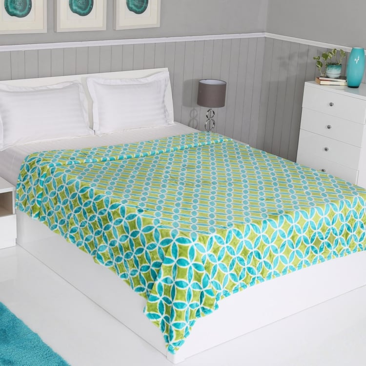 Printed Double Bed Blanket- 220x240cm