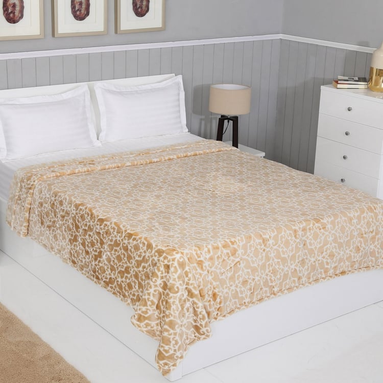 Printed Double Bed Blanket- 220x240cm