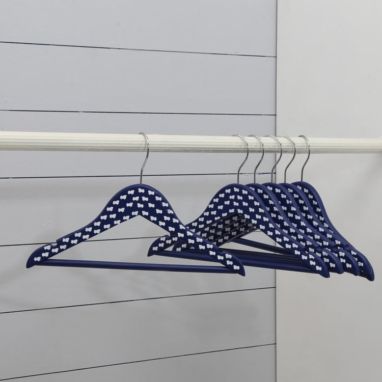Printed Wooden Hanger - Set Of 6 Pcs.