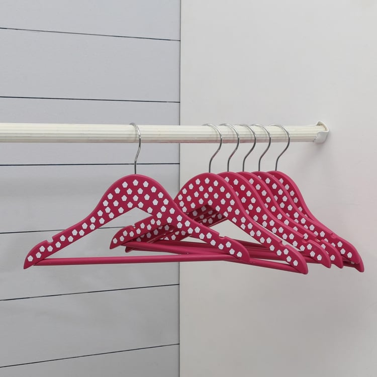 Printed Wooden Hanger - Set Of 6 Pcs.