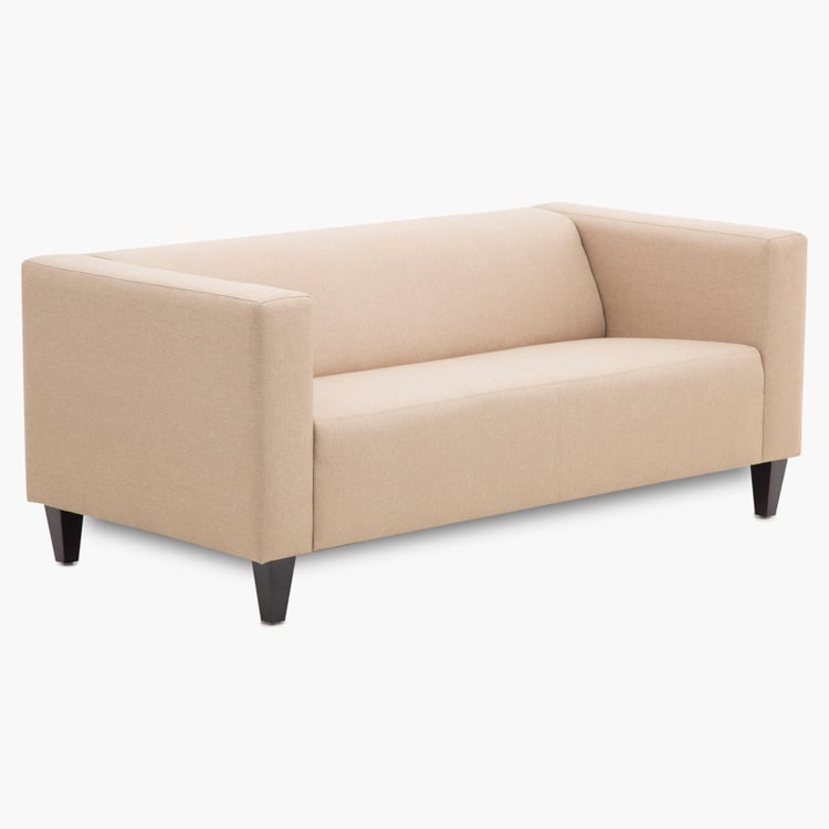 New Athens Fabric 3-Seater Sofa - Beige