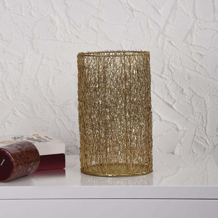 Galaxy Verlin Mesh Cylindrical Hurricane Vase