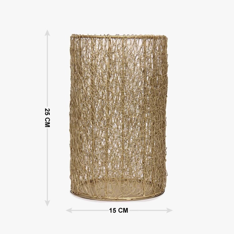 Galaxy Verlin Mesh Cylindrical Hurricane Vase