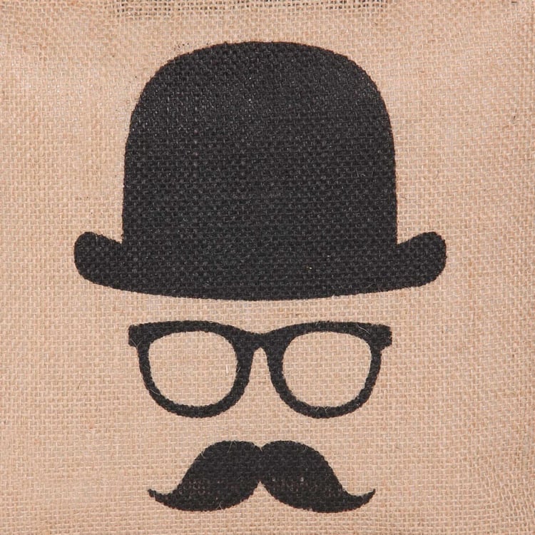 Livia Charlie Print Jute Bag