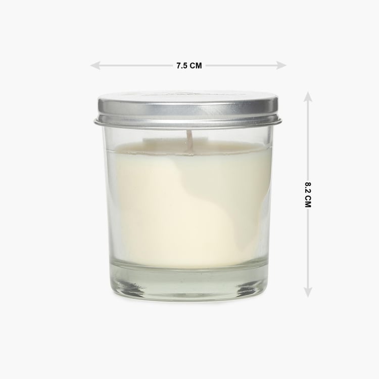 Cypress Nicole Glass Jar Vanilla Candle