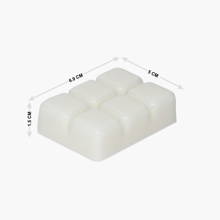 Vanilla Scented Wax Melt Cubes - Set Of 6 Pcs.