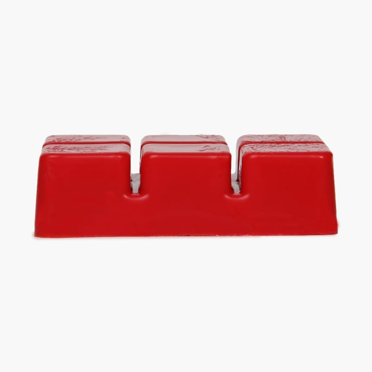 Hervey Rectangular Set of 6 Pcs Scented Wax Melt Cubes - Wax - Red - Raspberry