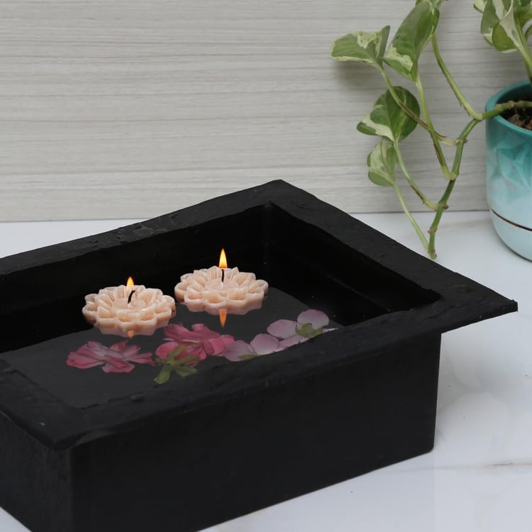 Splendid Sandalwood Floating Candle Set-2pcs