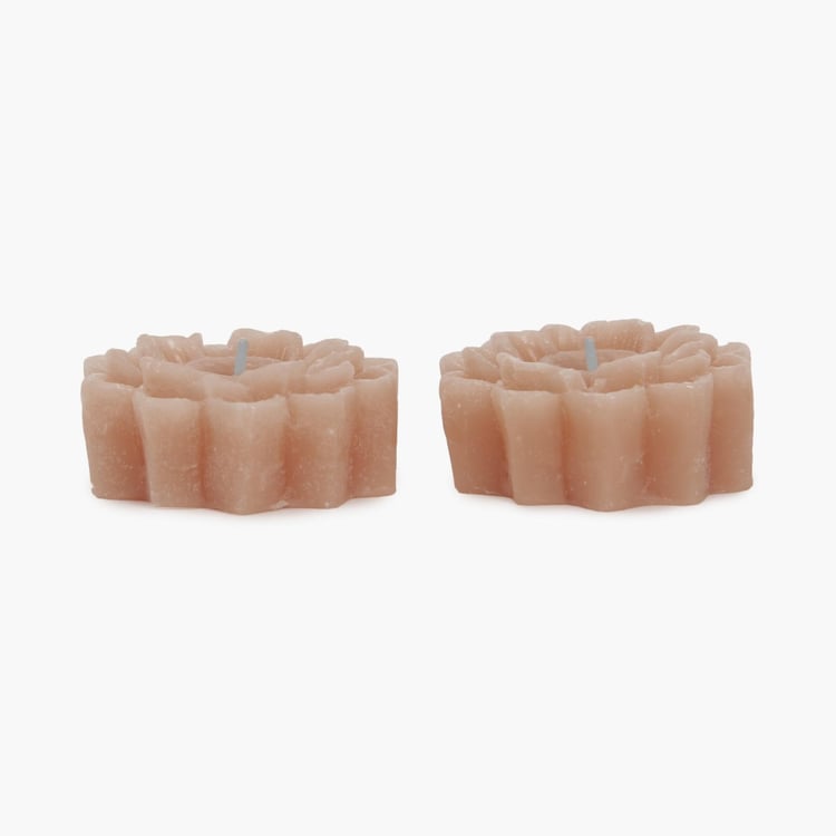 Splendid Sandalwood Floating Candle Set-2pcs