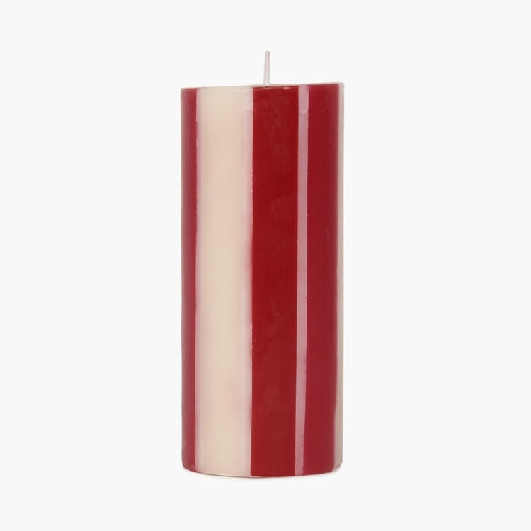 Splendid Floral Garden Chunky Pillar Candle