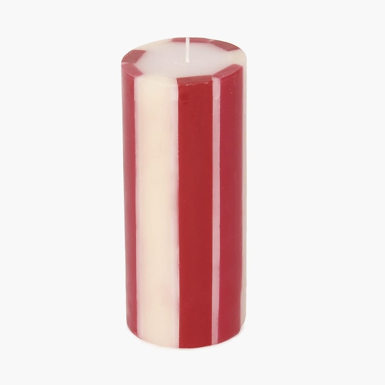 Splendid Floral Garden Chunky Pillar Candle