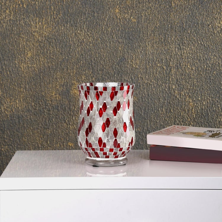 Galaxy Adrian Mosaic Hurricane Vase