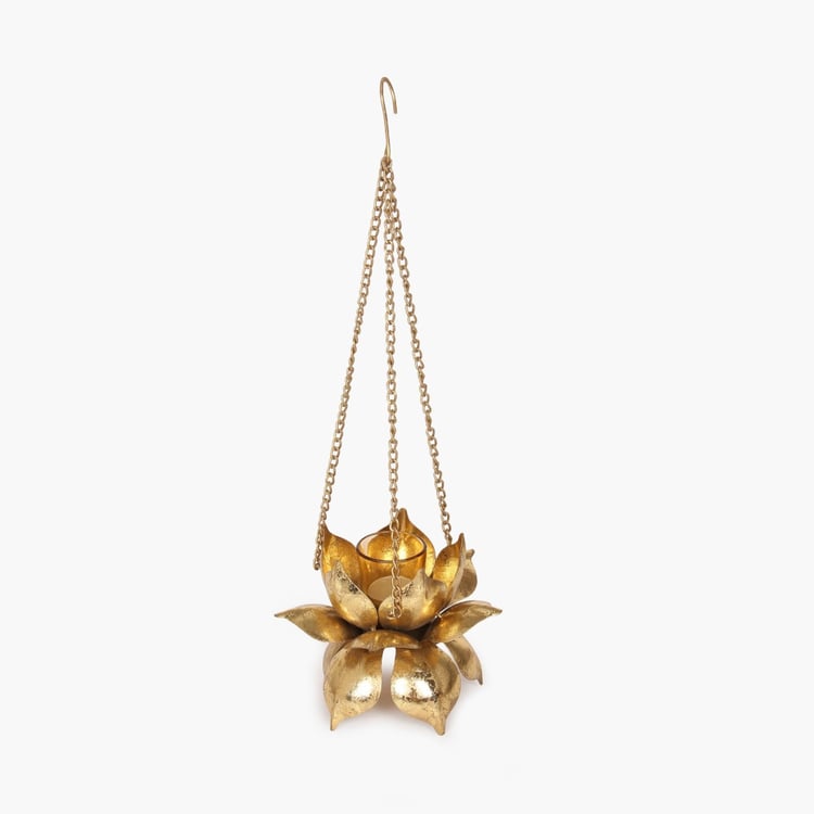 Galaxy Majestic Hanging Lotus Tea Light Holder