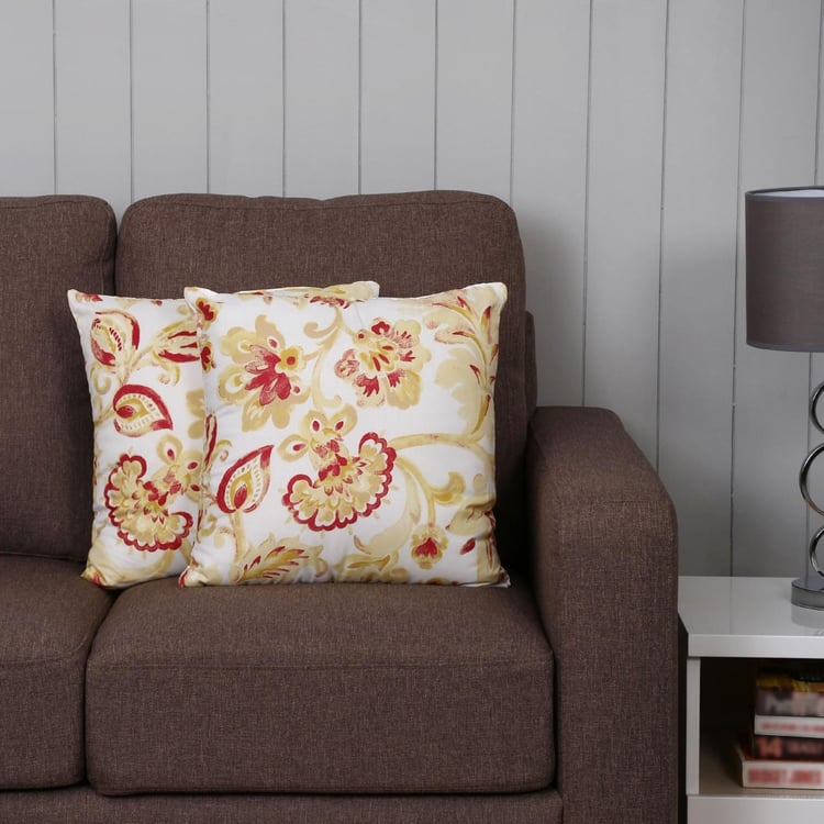 Ebony Nomad Printed Filled Cushion - Set Of 2