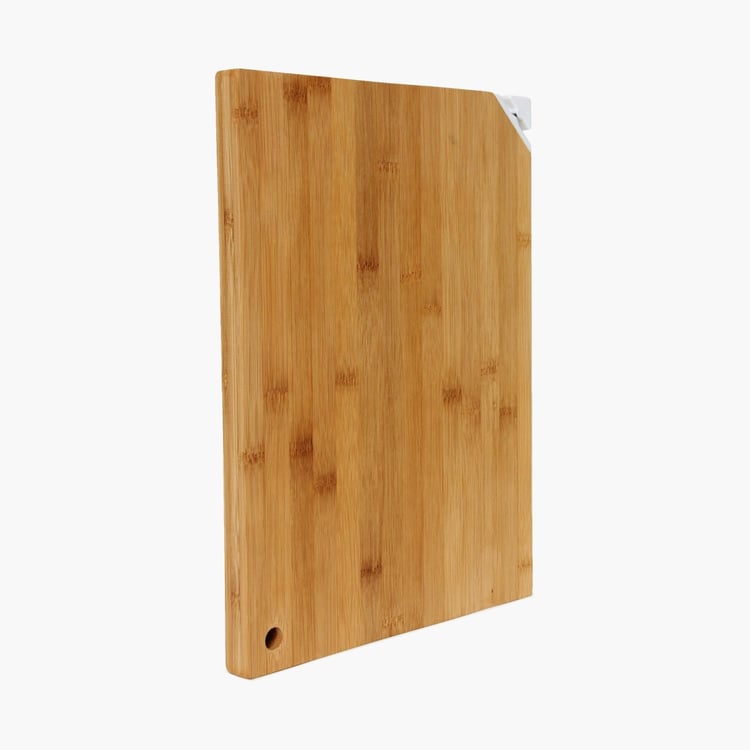 Bamboo Cutting Board With Knife Sharpener