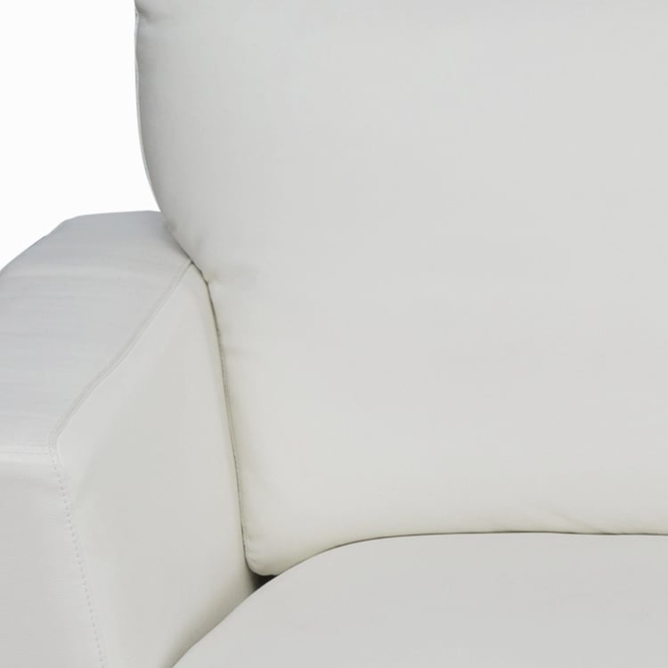 Urbana Faux Leather 2-Seater Sofa - White