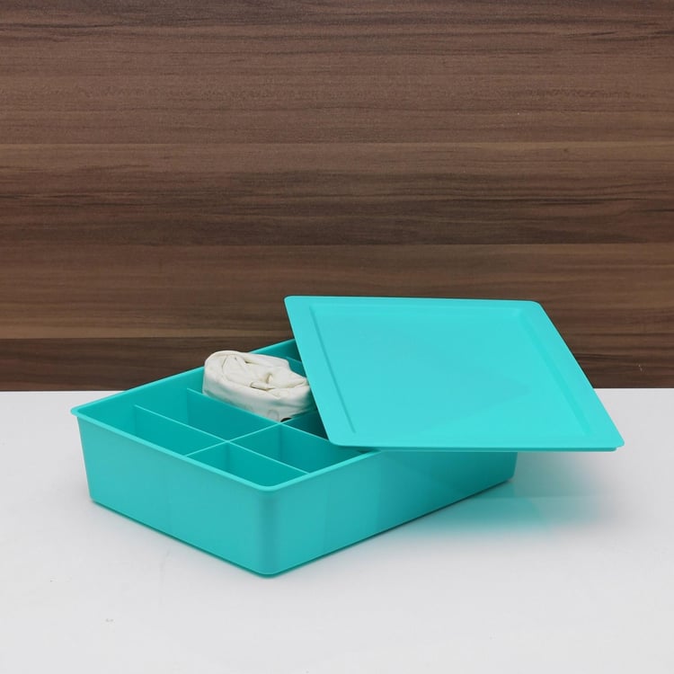 10 Compartment Wardrobe Organizer With Lid