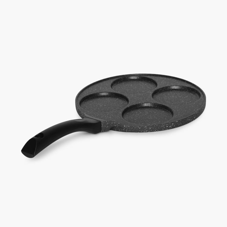 Elite Solid Sets - Non Stick - Burger Pan 47 cm x 26.8 cm x 6.4 cmPress 10 cm x 10 cm x 9.7 cm -Black