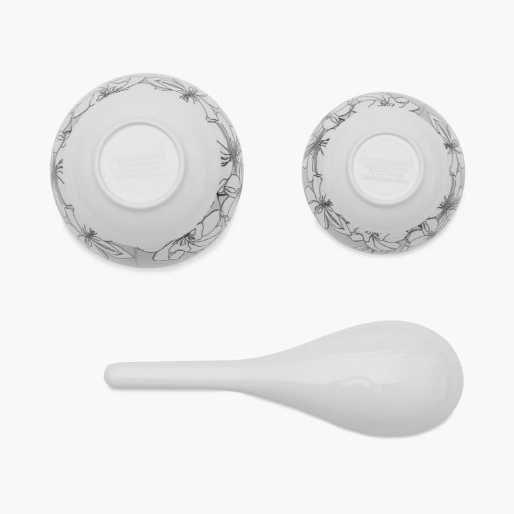 Oma Pure Melamine Dinner Set - Set Of 31 Pcs.