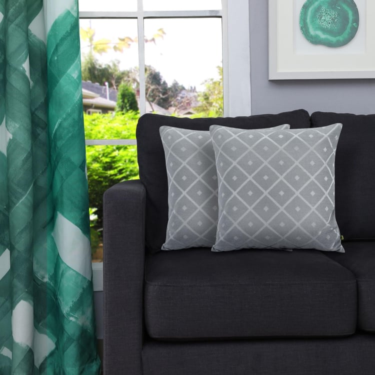 Aspen  Canada Chenille Cushion Cover - Set Of 2 Pcs.