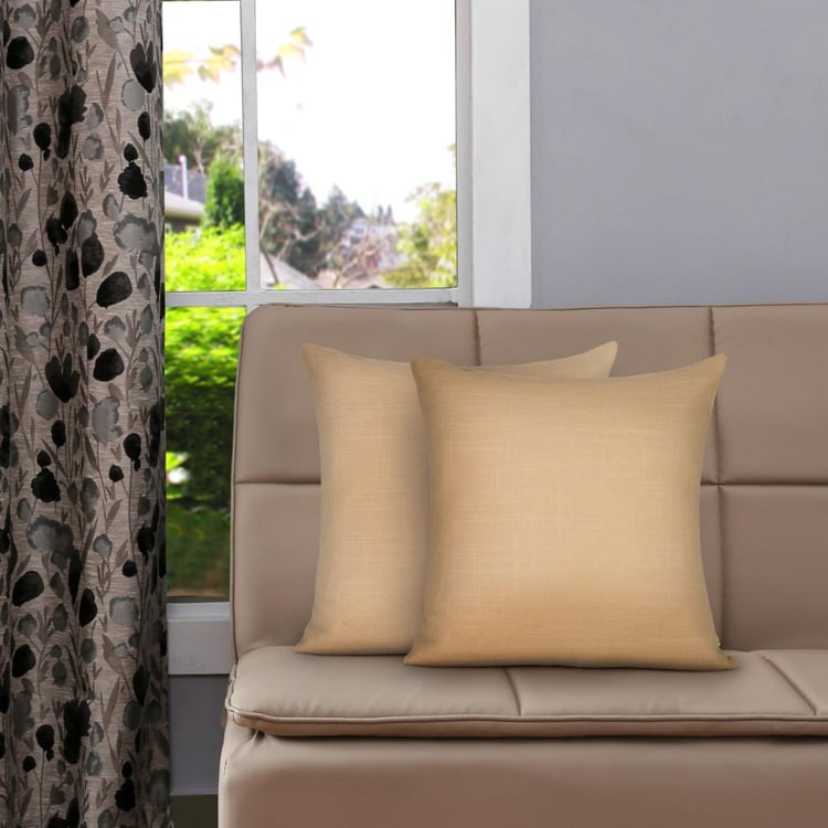 Textured Weave Cushion Cover - Set Of 2 Pcs.
