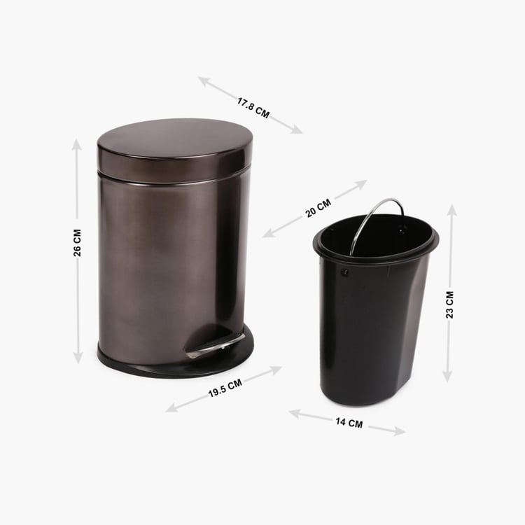 Loxley Stainless Steel Dustbin