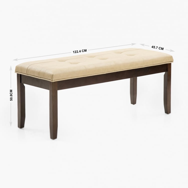 Oxville Small Dining Bench - Brown
