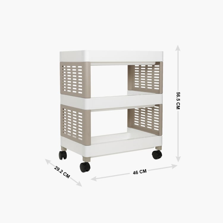 Tranzit Plastic 3-Tier Organiser Rack