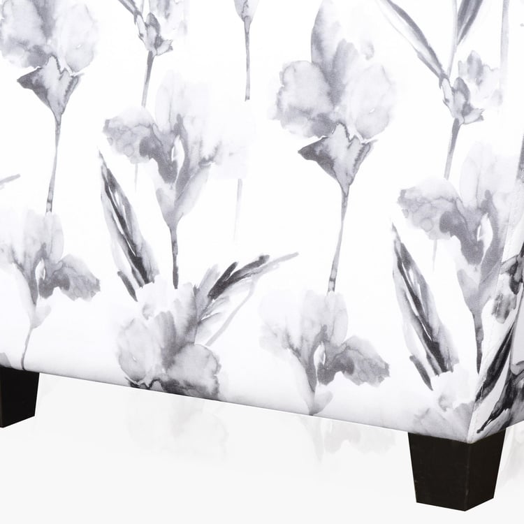 Ivory Fabric 1-Seater Sofa - Grey