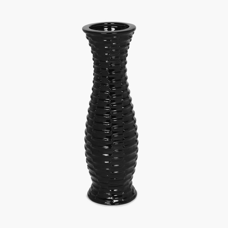 Splendid Skagen Ceramic Ribbed Vase- 10.5 X 33 cm.
