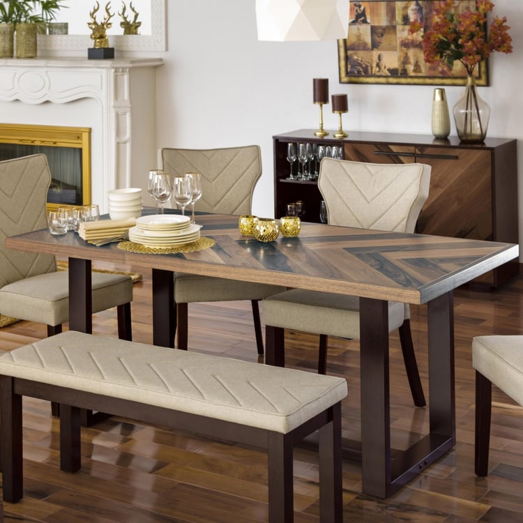 Touchwood Dining Table- 6 Seater