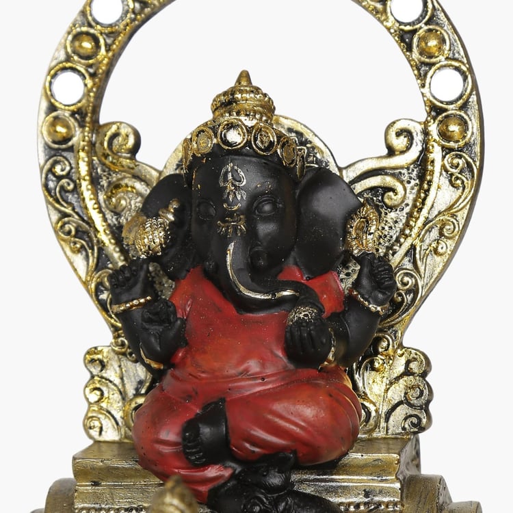 Galaxy Mystic Chariot Ganesha Figurine
