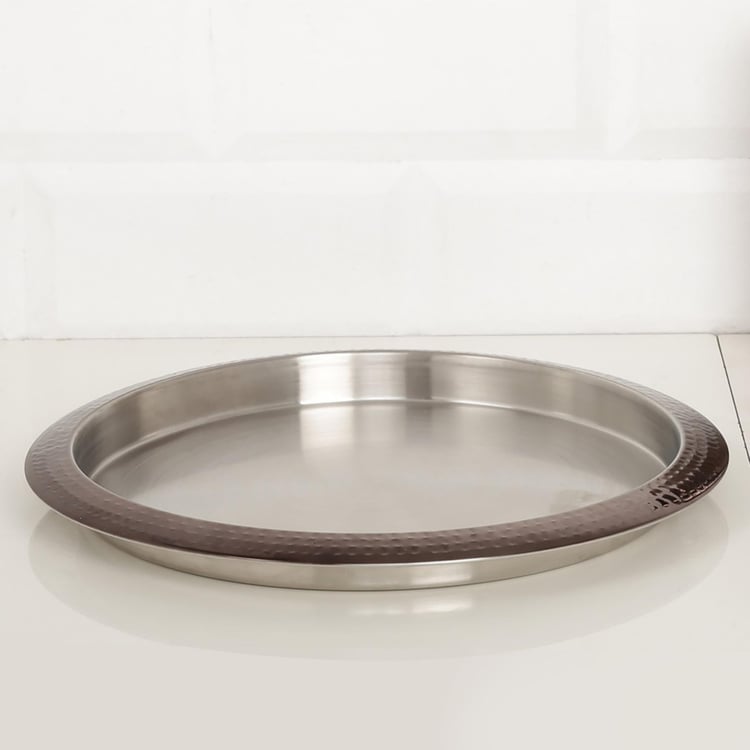 Wexford Nickel Finish Bar Tray