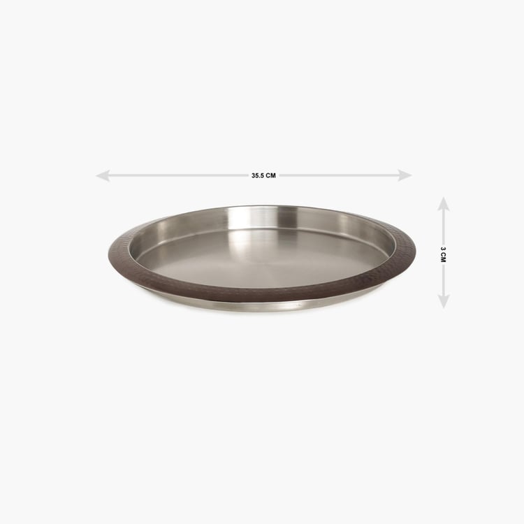 Wexford Nickel Finish Bar Tray