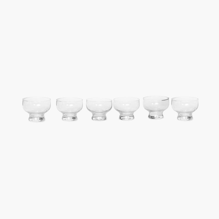 Triffle Set of 6 Glass Ice Cream Cups - 260ml