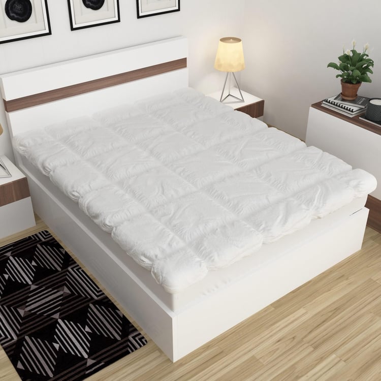 Symphony Exquisite Solid Queen Mattress Topper - 4 x 150 x 195 cm