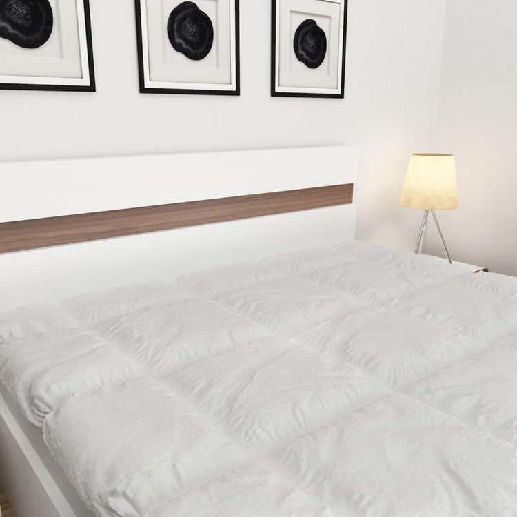 Symphony Exquisite Solid Queen Mattress Topper - 4 x 150 x 195 cm