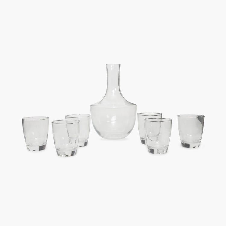 Triffle Bermonte Clear Glass Set - Set Of 7 Pcs.