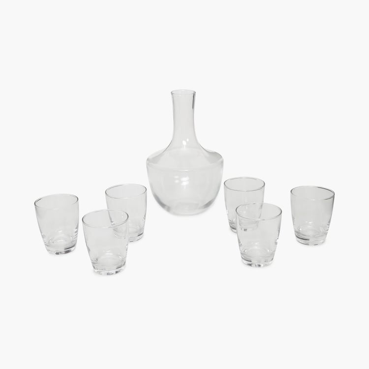 Triffle Bermonte Clear Glass Set - Set Of 7 Pcs.