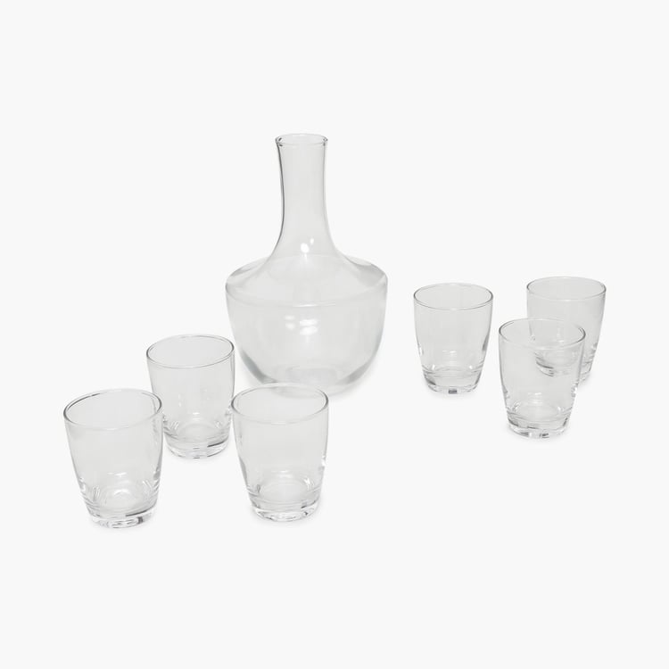Triffle Bermonte Clear Glass Set - Set Of 7 Pcs.