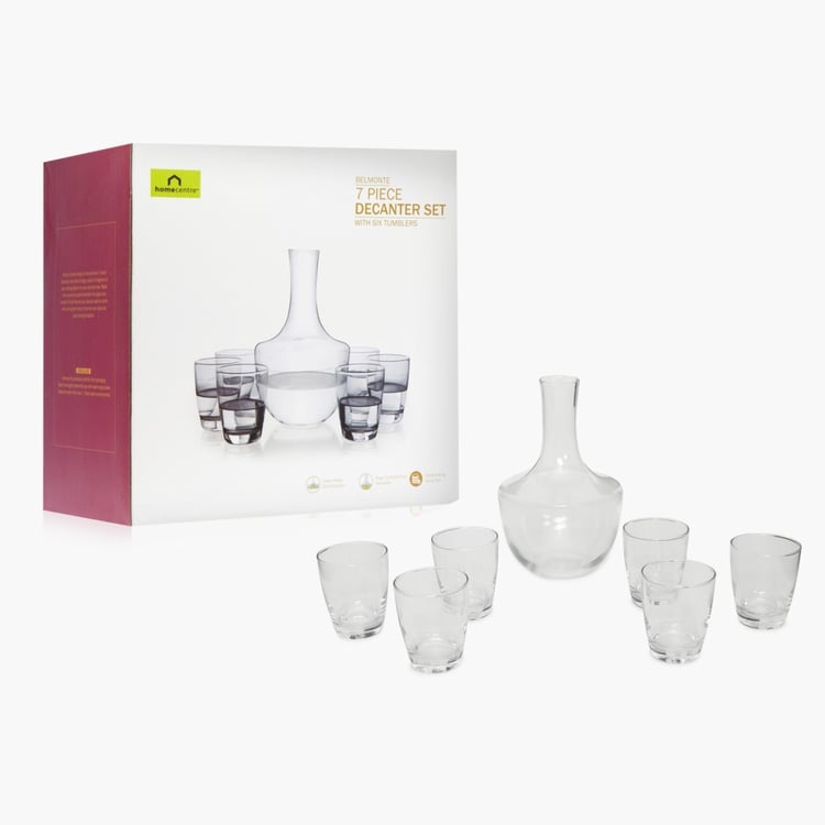 Triffle Bermonte Clear Glass Set - Set Of 7 Pcs.